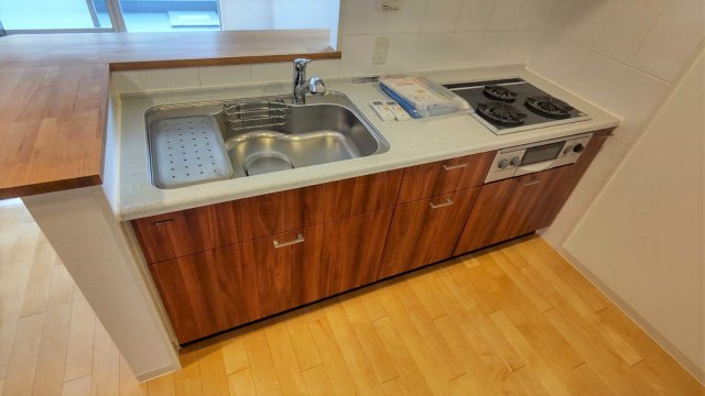 キッチン　ガスコンロのキッチンです