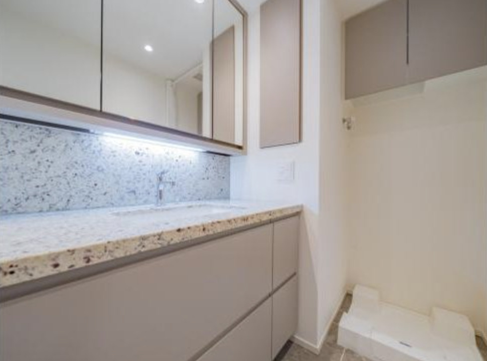 洗面設備　※別部屋の参考写真です。