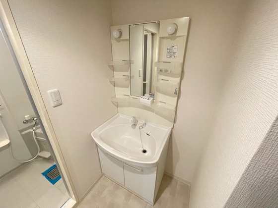 洗面設備　※別号室の写真です。