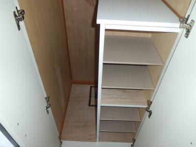 収納　大きな玄関収納。