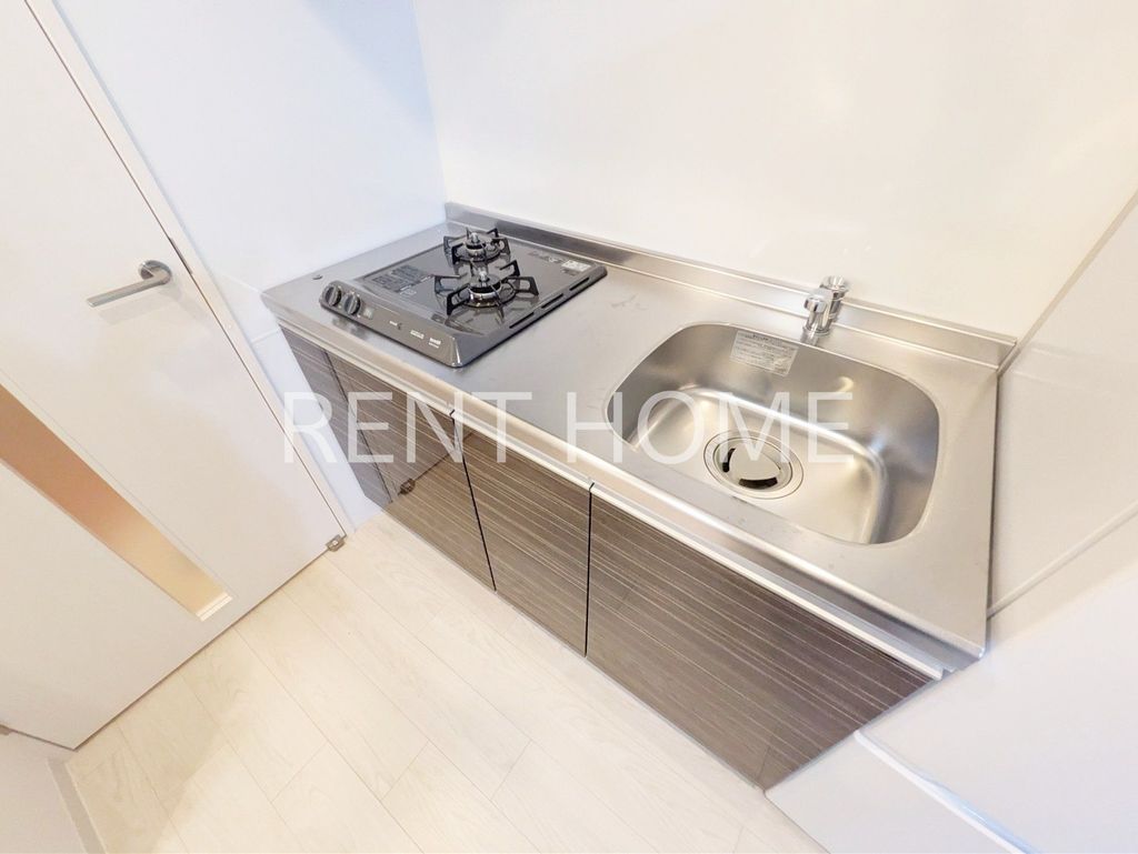 キッチン　２口ガスシステムキッチン