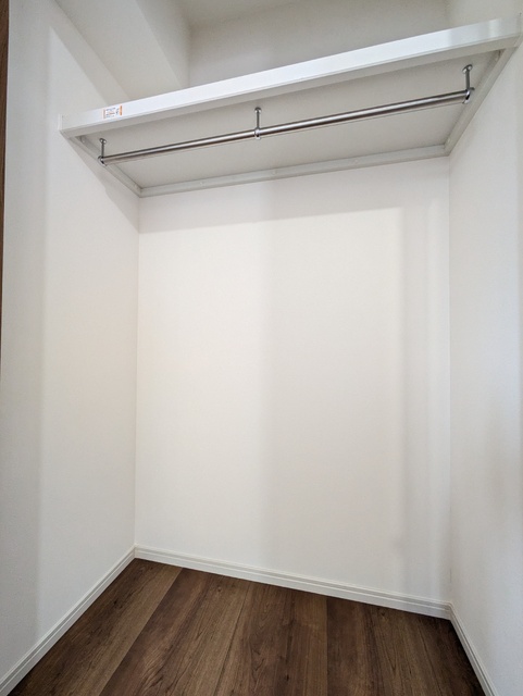 収納　※現在建築中　３０１号室モデルルームの写真です