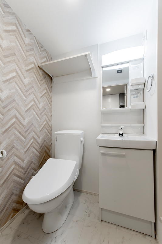 洗面設備　独立洗面台　※反転タイプ別部屋