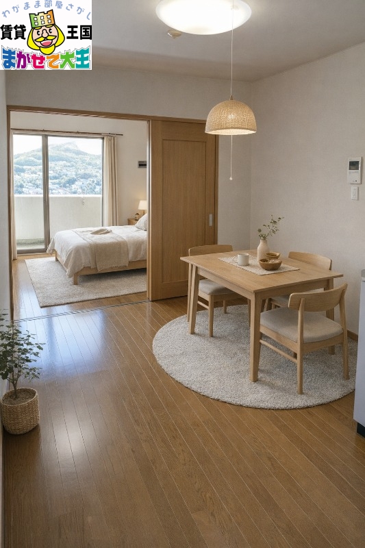 居室・リビング　家具・インテリアはＣＧです