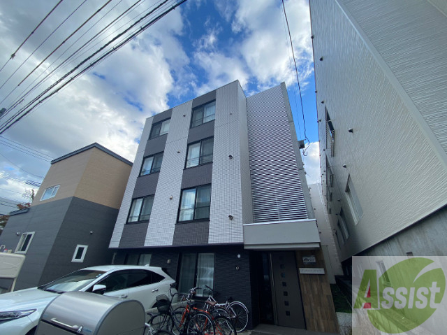 建物外観　札幌市中央区南７条西「Ｆ・ＡＳＡＨＩ　Ｓ７Ｗ１７」