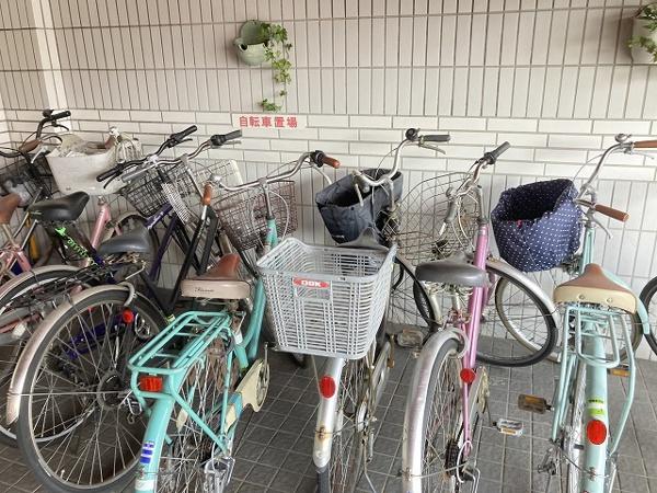 その他共有部分　自転車置き場！