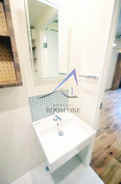 洗面設備　洗面台です。