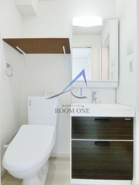 洗面設備　洗面台です。