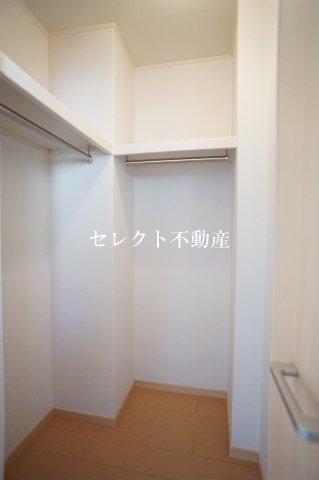 収納　大きなスペースがあり、収納には困りません