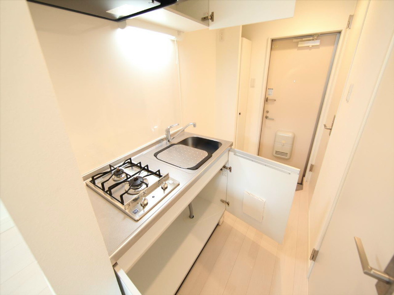 キッチン　システムキッチン（ガス2口コンロ付）