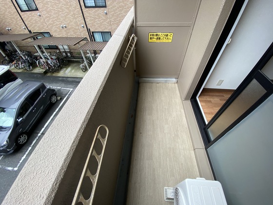 バルコニー　※別部屋の写真です