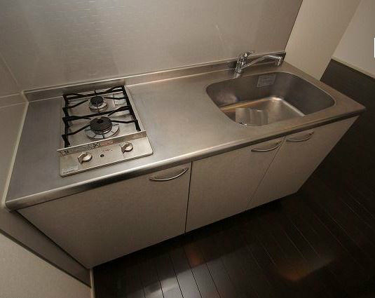 キッチン　2口コンロでお料理もはかどります☆