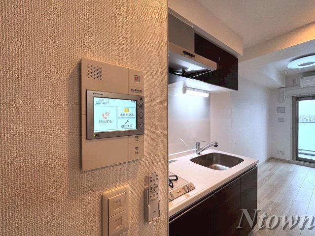 セキュリティ　モニター付きインターホンです