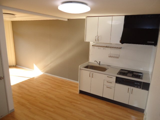 居室・リビング　キッチンからリビング