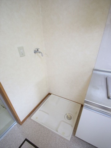 洗面設備　室内洗濯機置場