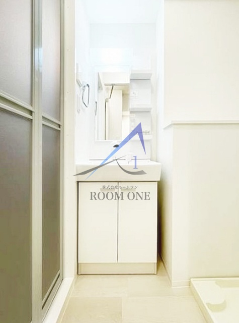 洗面設備　洗面台です。