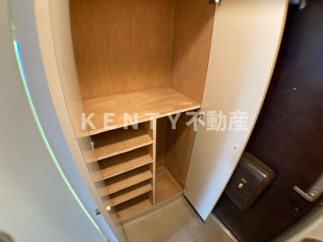 収納　たっぷりとした収納スペースです