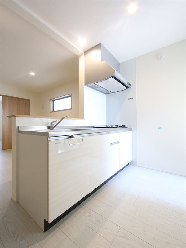 キッチン　システムキッチン　2口ガスコンロ