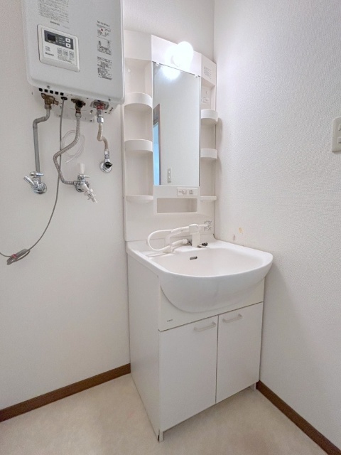 洗面設備　※写真は別号室です。