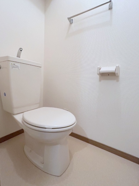 トイレ　※写真は別号室です。