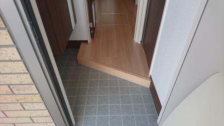 玄関　ゆったりとした玄関です