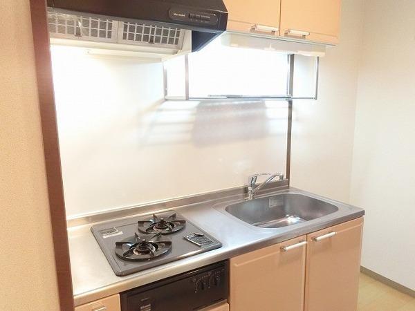 キッチン　２口コンロ付！