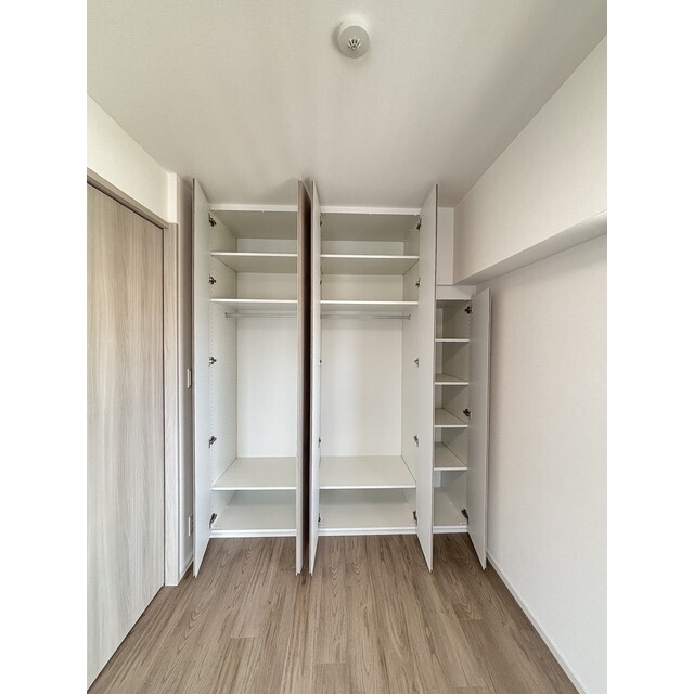 収納　たっぷりとした収納スペースです