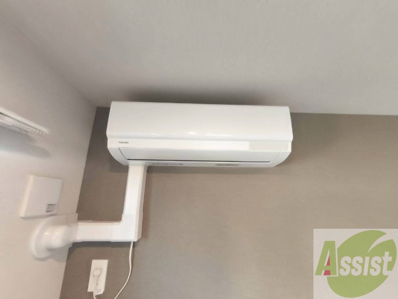 その他設備　エアコンが設置してありますので、寒暖対策もばっちり。