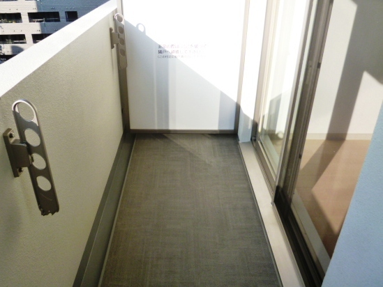 バルコニー　大きなバルコニーです