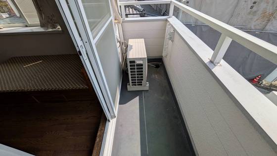 バルコニー　※別号室の写真です。
