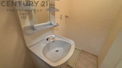 洗面設備　洗面所内に洗濯機置き場あり♪