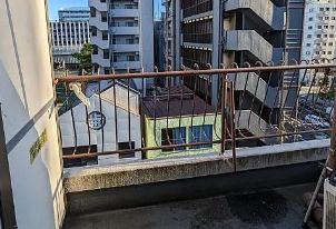 バルコニー　広々としたバルコニーです