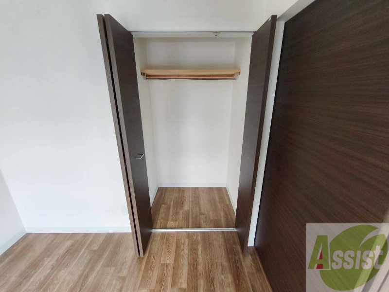 収納　収納です。寝室もすっきり片付きますよ～！