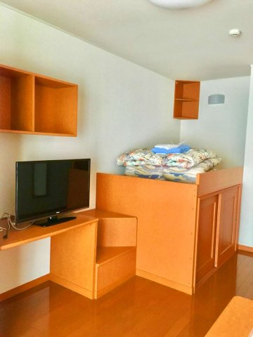 居室・リビング　嬉しい家具・家電付き(布団は短期プラン時のみです）