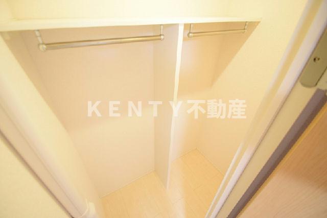 収納　十分な収納スペースがあります