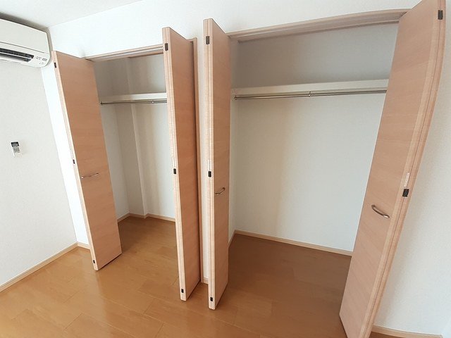 収納　十分な収納スペースがあります