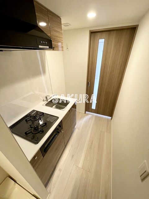 キッチン　グリル付き2口ガスキッチン♪