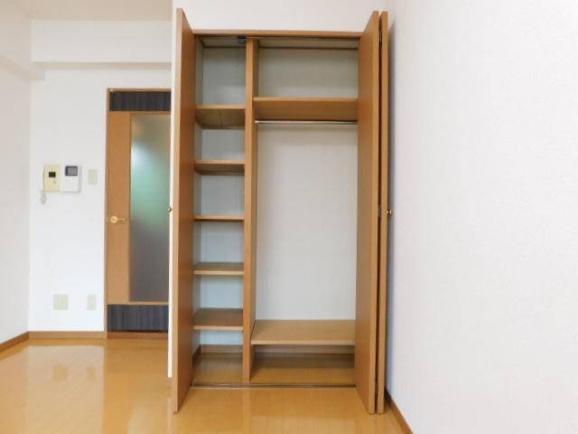 収納　使いやすいクローゼットタイプの収納です。