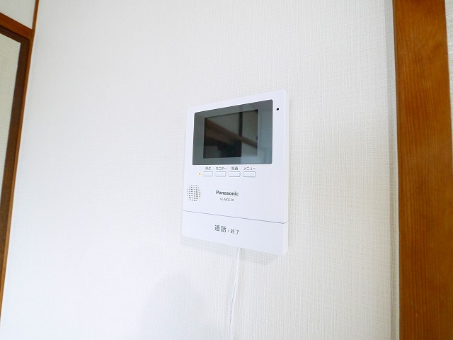 セキュリティ　モニター付きインターホンです
