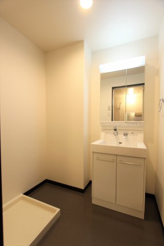 洗面設備　参考写真です。現況優先。