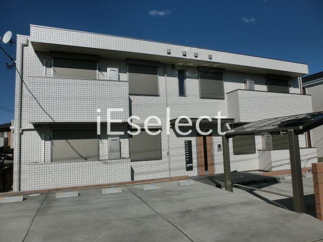 建物外観　タイル張りのオシャレな外観です