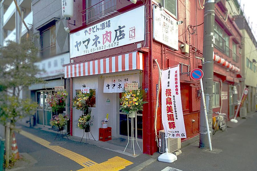 飲食店　やきとん酒場 ヤマネ肉店 住吉店（飲食店）まで241m