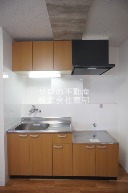 キッチン　お料理楽しくなるかも、ガスコンロ設置可能キッチンです☆