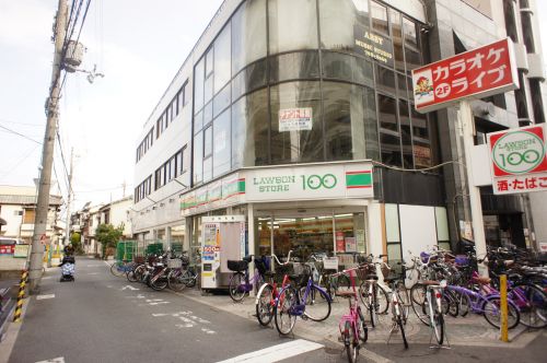 コンビニ　ローソンストア100 出戸駅前店（コンビニ）まで670m