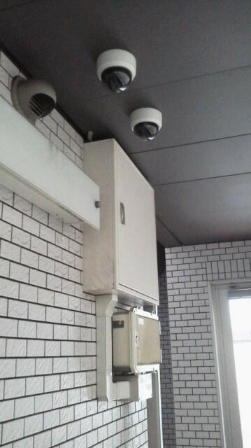 セキュリティ　防犯カメラも標準装備です！
