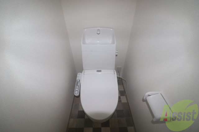 トイレ　快適に使用できる、清潔感にこだわったトイレです。