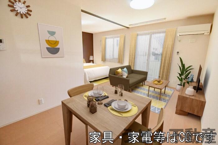 居室・リビング　うどん県のお部屋探しはうどん不動産へ うどんちゃんとLINE
