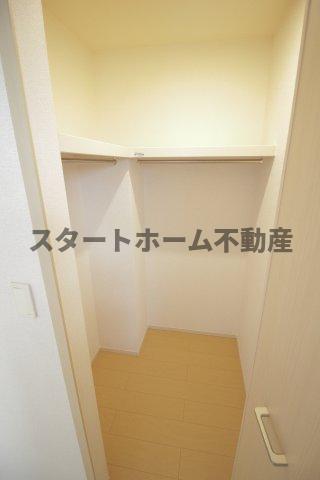収納　大きなスペースがあり、収納には困りません