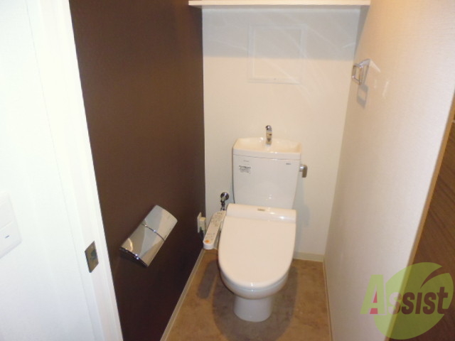 トイレ　快適に使用できる、清潔感にこだわったトイレです。