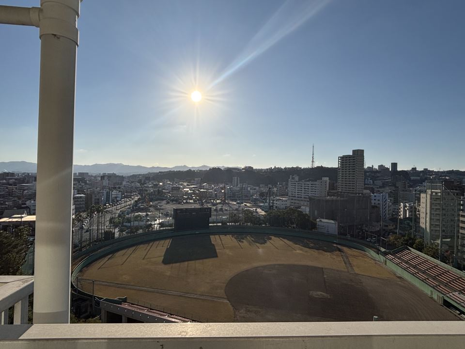 その他　野球場が見えます